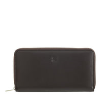 Thumbnail for DuDu Zip around RFID wallet - Dark Brown