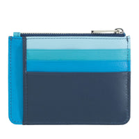 Thumbnail for DuDu Slim Leather Credit Card Wallet - Blue