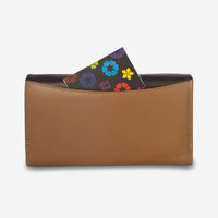 Thumbnail for DuDu Colorful Leather Wallet For Women - Brown