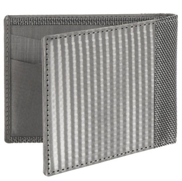 Stewart/Stand Stainless Steel Wallet - Silver Checkered