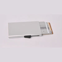 Thumbnail for C-Secure Slim Aluminum Card Holder - Platinium