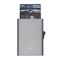 Thumbnail for C-Secure Slim RFID XL Aluminum Card Holder - Grey