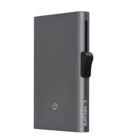 Thumbnail for C-Secure Slim RFID XL Aluminum Card Holder - Grey