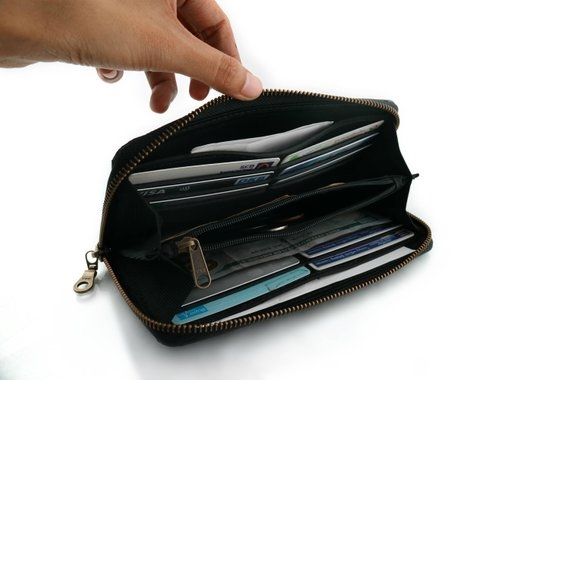 WALLET Recycled Lana Womens Wallet - Black