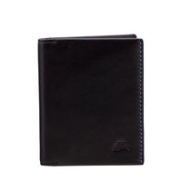 Thumbnail for A-SLIM Leather Wallet Origami - Black/Blue