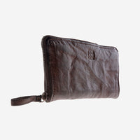 Thumbnail for DuDu Woman's Hand-Made Soft Leather Wallet - Cocoa Brown