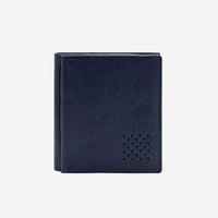 Thumbnail for DuDu Small Unique Leather Wallet - Blue