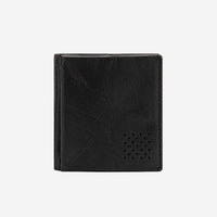 Thumbnail for DuDu Small Unique Leather Wallet - Black