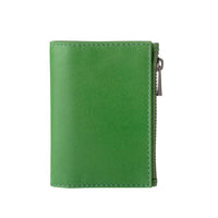 Thumbnail for DuDu Zip-It Minimalist Leather Wallet - Green