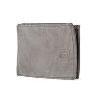 Thumbnail for DuDu Mans hand-made soft natural high quality leather wallet - Gray