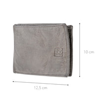 Thumbnail for DuDu Mans hand-made soft natural high quality leather wallet - Gray