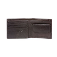 Thumbnail for DuDu Unique Leather Wallet With Coin Purse - Dark Brown