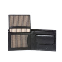 Thumbnail for DuDu Unique Leather Wallet With Coin Purse - Black