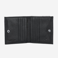 Thumbnail for NUVOLA PELLE Small Unique Leather Wallet - Black
