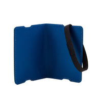 Thumbnail for A-SLIM Minimalist Leather Wallet Reza - Black/Blue