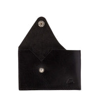 Thumbnail for A-SLIM Leather Card Case Tsuki - Black