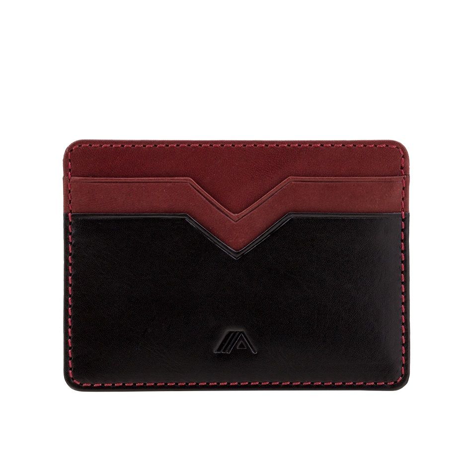 A-SLIM Minimalist Leather Wallet Yaiba - Black
